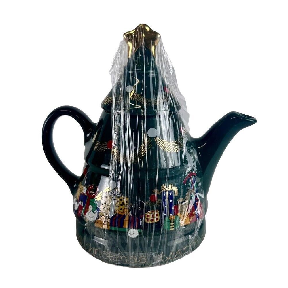 Wade ENGLISH LIFE TEAPOT Christmas Tree Decor Holiday Gift Present NEW Barry Smi